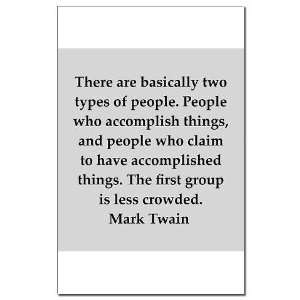  Mark Twain quote Funny Mini Poster Print by  