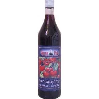 Marco Polo Sour Cherry Syrup ( 33 FL.oz: Grocery & Gourmet Food