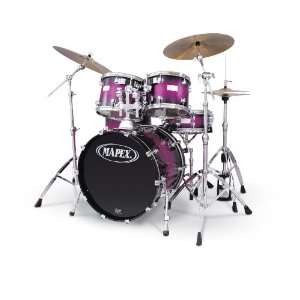   Piece Shell Pack, Electric Berry Sparkle Burst: Musical Instruments
