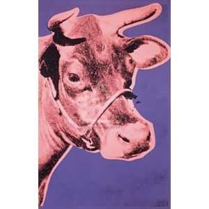  Andy Warhol 36W by 56H  Cow, 1976 CANVAS Edge #5 3/4 