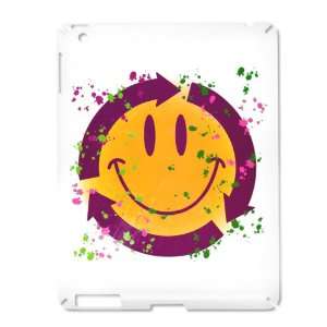  iPad 2 Case White of Recycle Symbol Smiley Face 