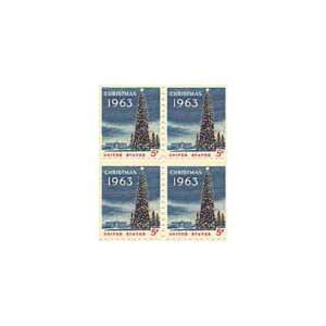 National Christmas Tree Set of 4 X 5 Cent Us Postage Stamps Scot 
