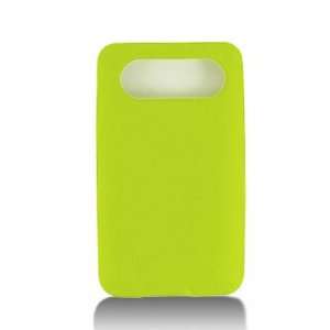  HTC HD7 Fluorescence Green soft sillicon skin case Cell 