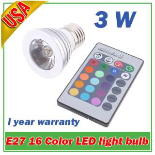 Recommendation:(More REMOTE CONTROL LED LIGHT BULBS available in our 