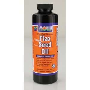  NOW Foods   Flax Seed Oil 12 fl oz: Health & Personal Care
