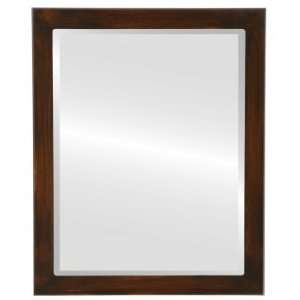  Vienna Rectangle in Mocha Mirror and Frame