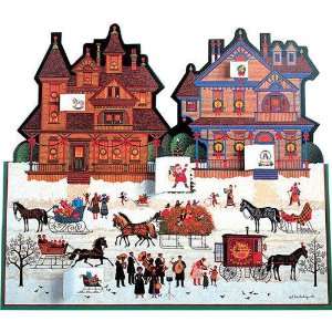   : Charles Wysocki Victorian Christmas Advent Calendar: Home & Kitchen