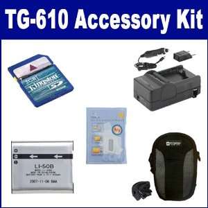  Olympus TG 610 Digital Camera Accessory Kit includes 