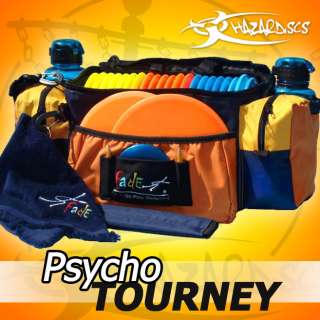   PSYCHO Fade Gear TOURNEY BAG for Disc Golf Holds about 22 discs  