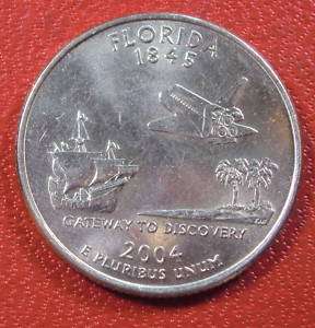 2004 D Denver Mint Florida State Quarter  