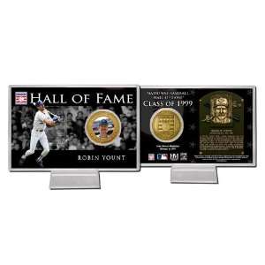  RYHOFCOLBCCK Robin Yount Hall of Fame Coin Card