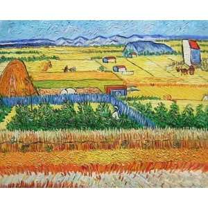 Village Scape Van Gogh Oil Painting on Canvas Hand Made Replica Finest 