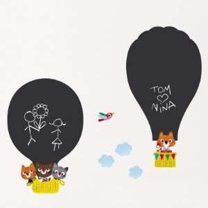  Hot air balloons (Water Resistant Decal) Wall Decal 
