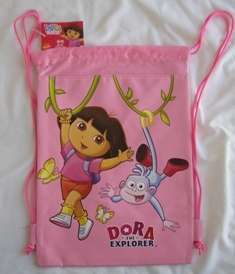   LICENSED Drawstring Backpack Sling Tote Bag Wholesale Pink :o)  