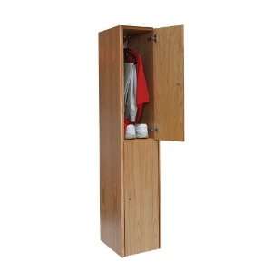  Hallowell Double Tier Wood Locker: Office Products