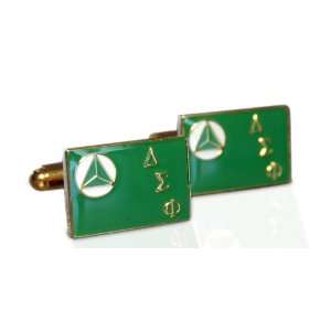  Delta Sigma Phi Gold Flag Cuff Links: Everything Else