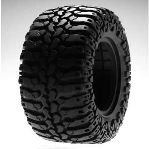  Fr/R A/T Truck Tires with Foam, Blue (2): Toys & Games