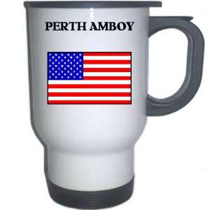  US Flag   Perth Amboy, New Jersey (NJ) White Stainless 