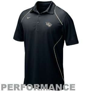 Nike UCF Knights Black Snap Count Coaches Sideline Performance Polo 