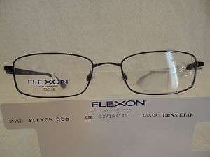 Flexon 665 (Gunmetal) Eyeglass Glasses Eyewear NR  
