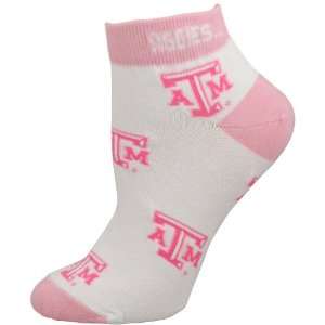  NCAA Texas A&M Aggies Womens Allover Team Logo Ankle Socks 