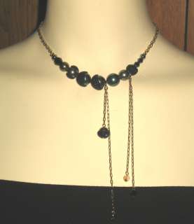 SWAROVSKI 910900 $340 gold plated DIP black pearl crystal pave 