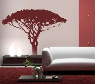 African Large Tree Vinyl wall art wall Stickers Mural  