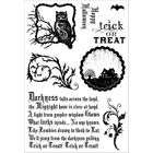 Stampers Anonymous Darcies Cling Mounted Rubber Stamps   Trick Or 