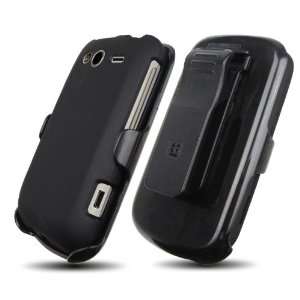 HTC WildFire S (3in1) Screen Guard Holster Case Combo w/ Kickstand 