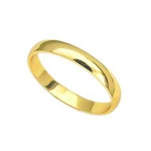 Silver Gold Plated Wedding Bands   3 mm   Size 6 12, 9 Jewelry
