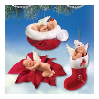 The Ashton Drake Galleries Santas Little Angels Sleeping Baby Angels 