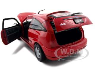 FORD FOCUS RED 1:18 DIECAST MODEL CAR  