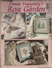 Paula Vaughans Rose Garden Cross Stitch Charts RARE  