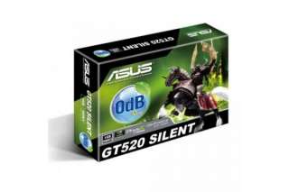 ASUS GEFORCE GT520 SILENT GRAPHICS CARD 1GB DDR3 HDMI DVI SILENT LOW 