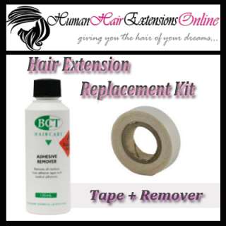 Tape Hair Extension Adhesive Remover & Replacement Tape  