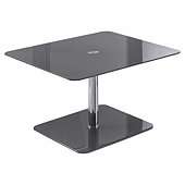 Atom Pedestal Coffee Table, Black