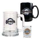 Great American Products Milwaukee Brewers MLB Beer Tankard Shot Glass
