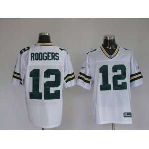  Aaron Rodger #12 White NFL Green Bay Packers Football 