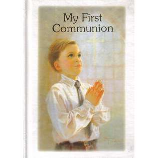   Communion Boys Prayer & Remembrance Book Gift #10248 