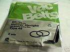 PKG/2 HOOVER DIAL A MATIC UPRIGHT VAC BELTS STYLE 1170