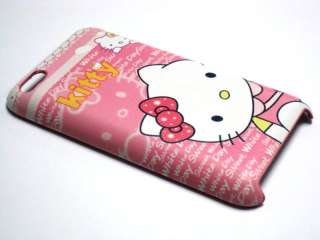 iPod Touch 4th Gen PU Leather cute Hello Kitty PINK  