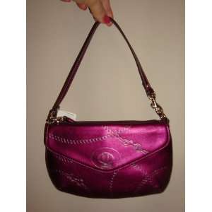  Coach Jewel Large Wristlet in Magenta, New Iwth Tag 