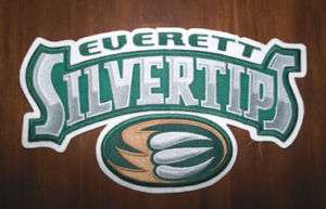 Everett Silvertips WHL Hockey Jersey Patch Crest A  