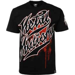  Metal Mulisha Black Decline T shirt (X Large): Sports 