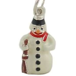  Frosty the Snowman 925 Sterling Silver and Enamel Christmas 