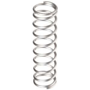  Spring, 302 Stainless Steel, Inch, 0.6 OD, 0.055 Wire Size, 0 