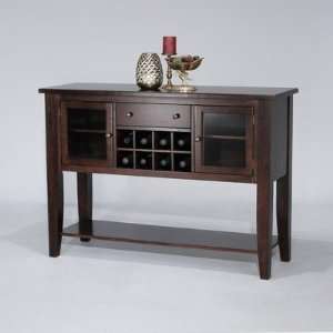  Cafe Xpress Contemporary Sideboard in Distressed Merlot 