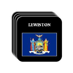  US State Flag   LEWISTON, New York (NY) Set of 4 Mini 