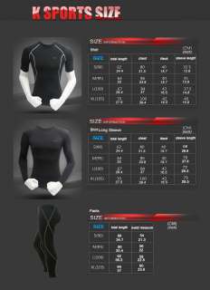 MAXTEN Compression Shirt Pants Tight 16 Style  