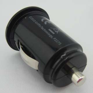 Mini USB Dual 2 Port USB Car Charger Adapter for iPod Touch iPhone 3 4 